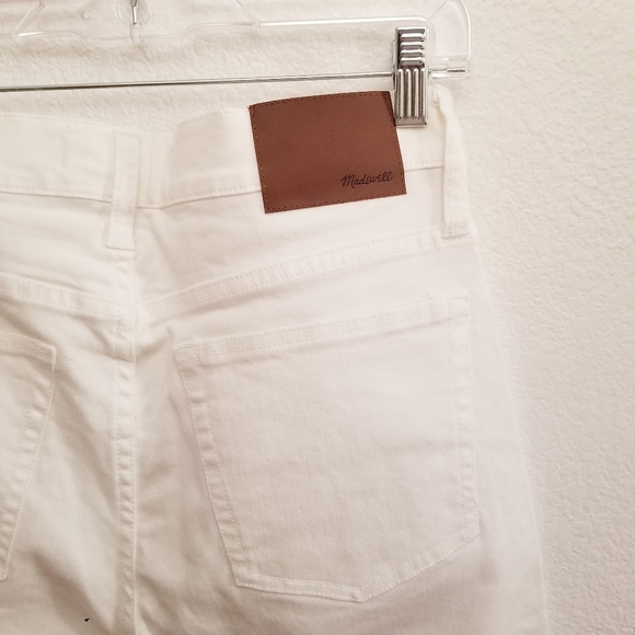 NWT Madewell Skinny Everyday Flex Jeans Tile White - Picture 6 of 8